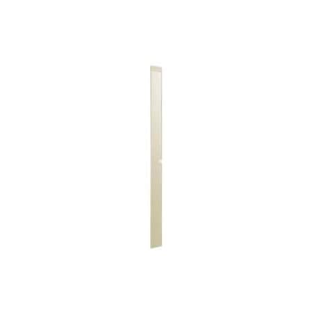 Metpar Corp Plastic Laminate Pilaster with Shoe - 10"x 82" Almond 3410AD / 14907 / 15702